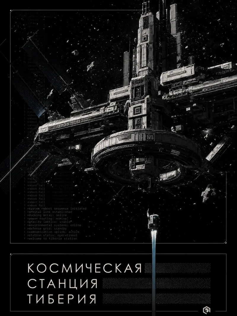 Обложка игры Космическая станция «Тиберия»